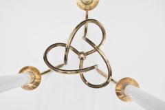 Josef Frank Josef Frank The Knot of Friendship Brass Candelabra Sweden 1940s - 2918622