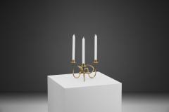 Josef Frank Josef Frank V nskapsknuten Brass Candelabra for Firma Svenskt Tenn Sweden 1940s - 4647426