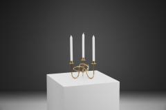 Josef Frank Josef Frank V nskapsknuten Brass Candelabra for Firma Svenskt Tenn Sweden 1940s - 4647427
