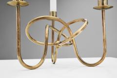 Josef Frank Josef Frank V nskapsknuten Brass Candelabra for Firma Svenskt Tenn Sweden 1940s - 4697207