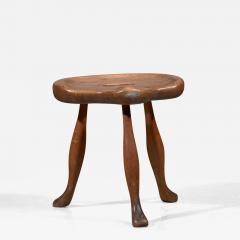 Josef Frank Josef Frank tripod wooden stool - 1607175