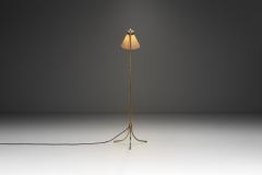 Josef Frank Model 1842 Adjustable Brass Floor Lamp by Josef Frank Sweden 1930s - 4505724