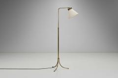 Josef Frank Model 1842 Adjustable Brass Floor Lamp by Josef Frank Sweden 1930s - 4505726