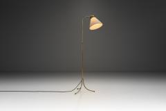 Josef Frank Model 1842 Adjustable Brass Floor Lamp by Josef Frank Sweden 1930s - 4514198