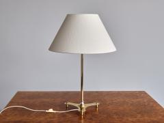 Josef Frank Pair of Josef Frank Brass Table Lamps Model 2467 2 Svenskt Tenn Sweden 1950s - 3410276