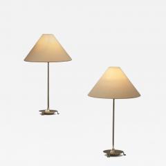 Josef Frank Pair of Model 2552 Table Lamps by Josef Frank for Svenskt Tenn Sweden 1930s - 4751087