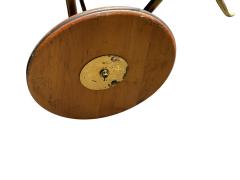 Josef Frank RARE MID CENTURY BRASS RATTAN BAR CART WITH WOODEN WHEELS BY JOSEF FRANK - 4605204