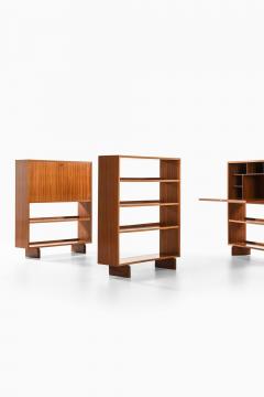 Josef Frank Set of 3 Bookcase and Cabinets in Mahogany by Josef Frank 1940s - 4744285