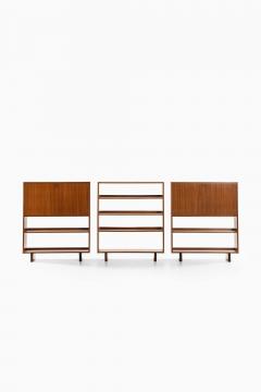 Josef Frank Set of 3 Bookcase and Cabinets in Mahogany by Josef Frank 1940s - 4746191