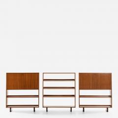 Josef Frank Set of 3 Bookcase and Cabinets in Mahogany by Josef Frank 1940s - 4746250
