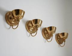 Josef Frank Swedish Mid Century Sconces in Brass by Josef Frank for Svenskt Tenn - 3413723