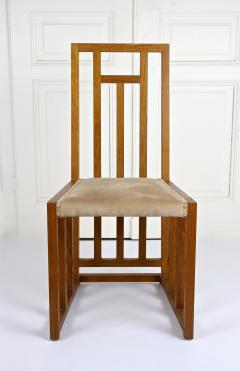 Josef Hoffmann 20th Century Art Nouveau Dining Chairs by Josef Hoffmann Set Of 6 AT ca 1901 - 4686041