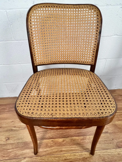 Josef Hoffmann 20th century Josef Hoffmann bentwood hand caned FMG Prague chairs made in Poland - 2649705