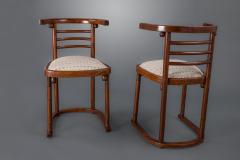 Josef Hoffmann A Pair of Josef Hoffmann Die Fledermaus Chairs - 804970