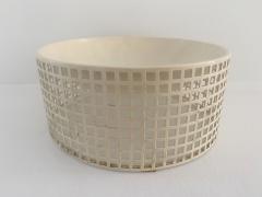 Josef Hoffmann JOSEF HOFFMANN BY BIEFFEPLAST PIERCED METAL BOWL - 1863301