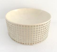 Josef Hoffmann JOSEF HOFFMANN BY BIEFFEPLAST PIERCED METAL BOWL - 1863305