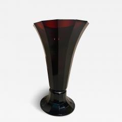 Josef Hoffmann Josef Hoffman Violet Facet Cut Vase - 3828621