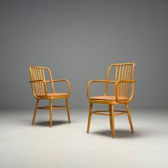 Josef Hoffmann Josef Hoffmann Ligna Mid Century Modern Bistro Chairs Czech Republic 1970s - 3924330