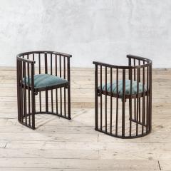 Josef Hoffmann Josef Hoffmann Pair of Chairs mod N 729 2F - 4472134