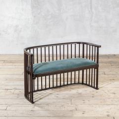 Josef Hoffmann Josef Hoffmann Wooden and Velvet Sofa - 4472154