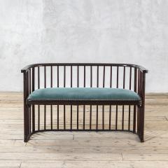 Josef Hoffmann Josef Hoffmann Wooden and Velvet Sofa - 4472156