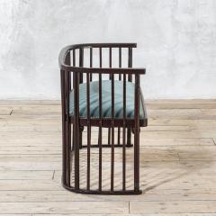 Josef Hoffmann Josef Hoffmann Wooden and Velvet Sofa - 4472159