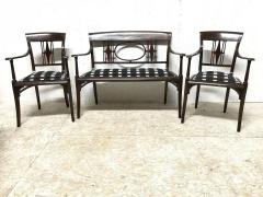 Josef Hoffmann Josef Hoffmann in the Style Of A Secessionist Five Piece Bentwood Salon Set - 4182601