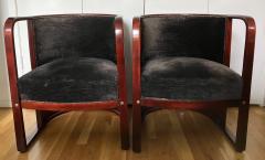 Josef Hoffmann Pair Josef Hoffmann 421 Chairs for J J Kohn - 2719705