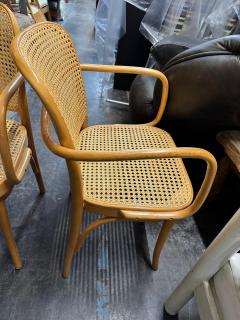Josef Hoffmann Pair of Josef Hoffman for Thonet Bentwood and Cane Armchairs - 4160770
