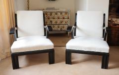 Josef Hoffmann Pair of Vienna Secessionist Armchairs Attributed to Josef Hoffmann circa 1900 - 4585702