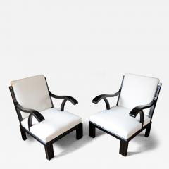Josef Hoffmann Pair of Vienna Secessionist Armchairs Attributed to Josef Hoffmann circa 1900 - 4588591