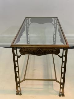 Josef Hoffmann SECESSIONIST ERA ORNATE BRONZE TABLE - 1082124