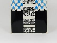 Josef Hoffmann Wiener Werkst tte Vienna Art Nouveau Enamel Advertising Sign - 4062874