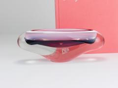 Josef Hospodka Josef Hospodka Sommerso Multi Color Studio Art Glass Bowl Czechoslovakia 1960s - 4389870