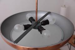 Josef Hurka 1930s Copper and Glass Pendant Lamp by Josef Hurka for Napako 1 of 2 - 550896