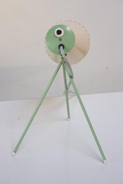 Josef Hurka Mint Green Tripod Table Lamp by Josef Hurka for Napako - 577105