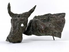 Josef Klime Expressionist Bronze Plastic Europa by Czech Artist Josef Klimes V XXV 1997 - 4592659