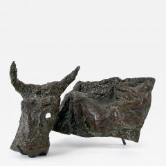 Josef Klime Expressionist Bronze Plastic Europa by Czech Artist Josef Klimes V XXV 1997 - 4592679