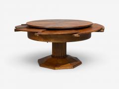 Josef Seiler Rare Expanding Dining Table Oak Germany 1920s - 4704960