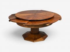 Josef Seiler Rare Expanding Dining Table Oak Germany 1920s - 4704961