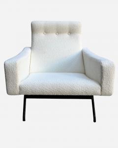 Joseph Andre Motte Pair of armchairs 743 model by J A Motte Ed Steiner France circa 1957 - 4177642