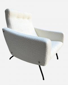 Joseph Andre Motte Pair of armchairs 743 model by J A Motte Ed Steiner France circa 1957 - 4177645