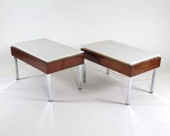 Joseph Andre Motte Pair of luminous tables model G 30 by Joseph Andr Motte Ed Charron France 1958 - 3532185