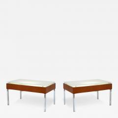 Joseph Andre Motte Pair of luminous tables model G 30 by Joseph Andr Motte Ed Charron France 1958 - 3532937