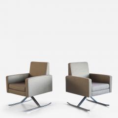 Joseph Andre Motte Rare Pair of Joseph Andr Motte Luge Armchairs Edition MPS France 1967 - 3302248