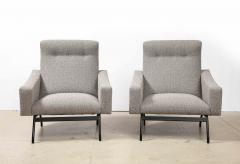 Joseph Andre Motte Rare Pair of Lounge Chairs by Joseph Andre Motte - 3013440