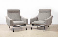 Joseph Andre Motte Rare Pair of Lounge Chairs by Joseph Andre Motte - 3013442