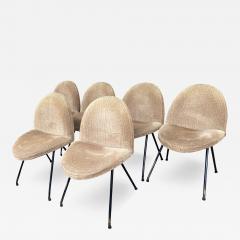 Joseph Andre Motte Set of six Joseph Andr Motte chairs model 771 for Steiner France 1950s - 3225972
