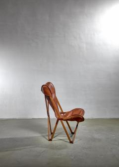 Joseph Beverley Fenby Tripolina folding chair Italy 1930s - 3072464