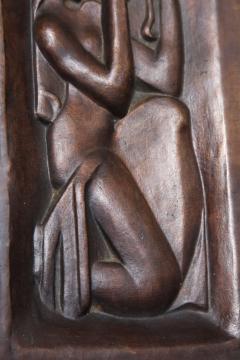 Joseph Cs ky Femme se peignant Bronze relief by Joseph Csaky - 1543835